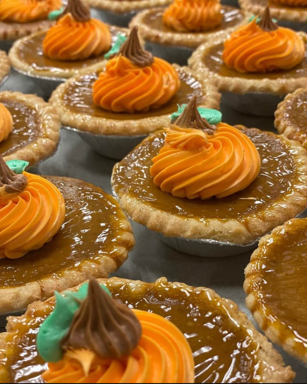 Pumpkin Mousse Tart - Bovella's Cafe