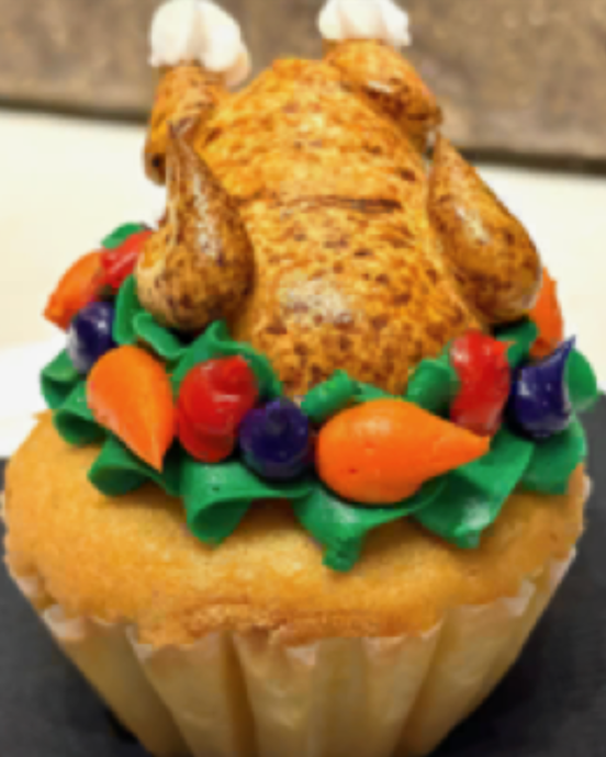 Roast Turkey Cupcake - Bovella's Cafe