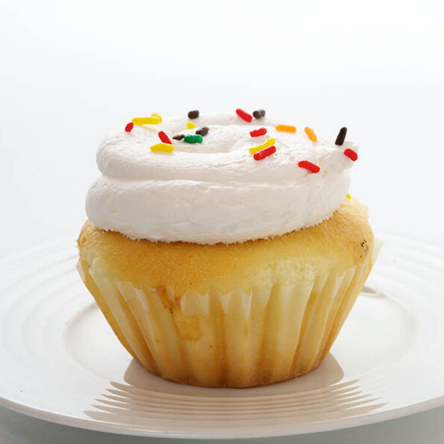 Vanilla Buttercream Cupcake - Bovella's Cafe
